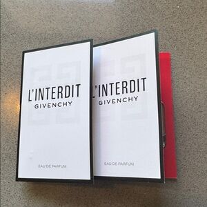 L’INTERDIT Givenchy 2 samples
